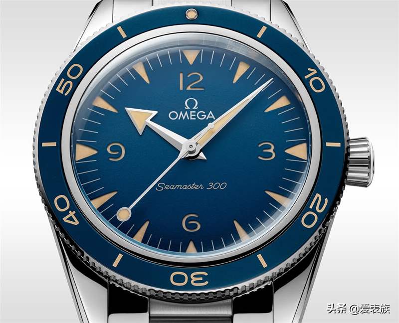 更加復古的新一代歐米茄海馬300藍面鋼款-復刻表