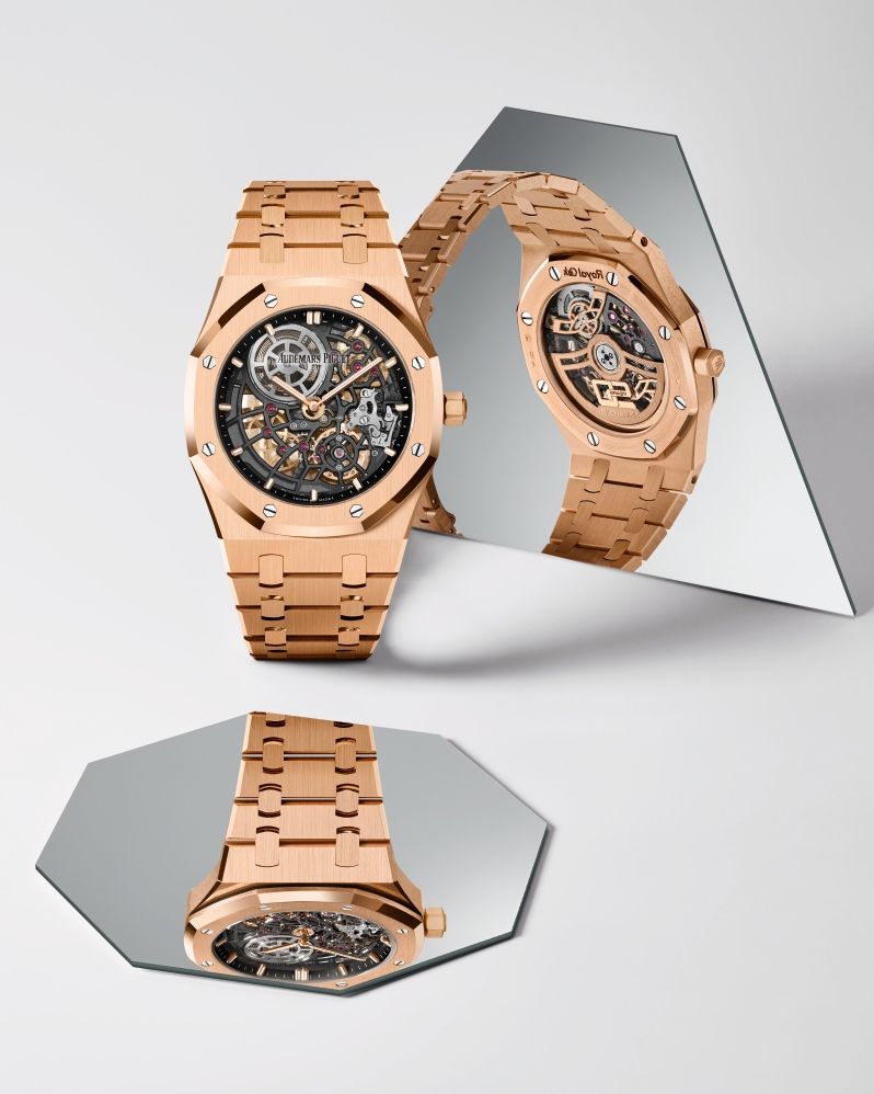 AP皇家橡樹2022新表亮點3:「Jumbo」超薄鏤空腕表39毫米-復刻表