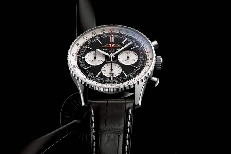 百年靈NAVITIMER B01 CHRONOGRAPH 43新鮮色系搶眼登場-復刻表