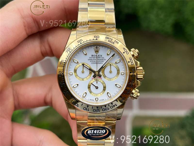 bt廠勞力士迪通拿全金白盤116508復刻表做工怎么樣-復刻表