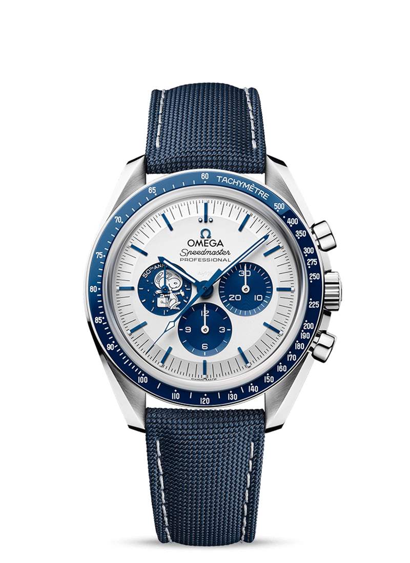 第三代史努比登月表（310.32.42.50.02.001）國外定價為9,600美金（折合約HK $75,350）。 （OMEGA官網）