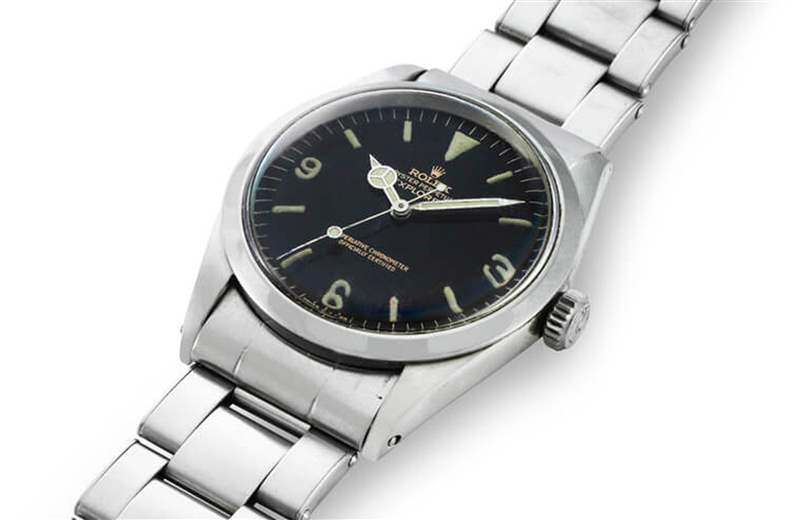 第三代Explorer（型號1016）目前行情約需60萬以上，高于現(xiàn)役124270一倍。 （Source：Christie's）