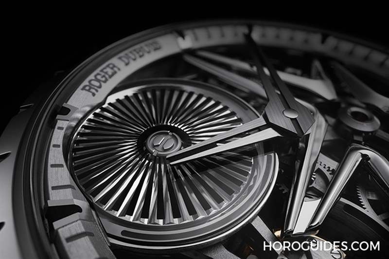 ROGER DUBUIS - 這款自動盤轉起來很迷幻！ Roger Dubuis攜手空山基推出Excalibur Sorayama Monobalancier腕表