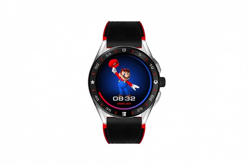 泰格豪雅TAG Heuer聯(lián)乘《Super Mario》 Mario穿梭于Connected智能腕表之中-復(fù)刻表