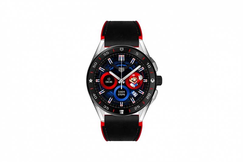 泰格豪雅TAG Heuer聯(lián)乘《Super Mario》 Mario穿梭于Connected智能腕表之中-復(fù)刻表