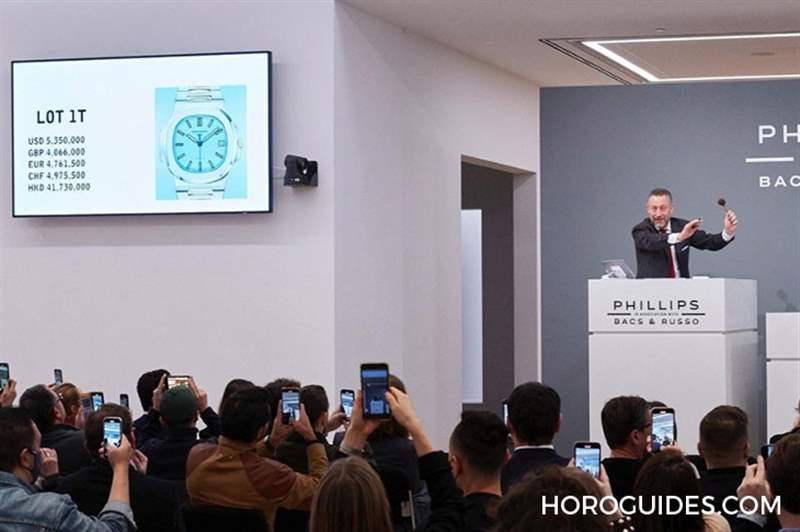 百達(dá)翡麗5711 Tiffany Blue,成交價(jià)臺(tái)幣1億8000萬、港幣5000萬-復(fù)刻表