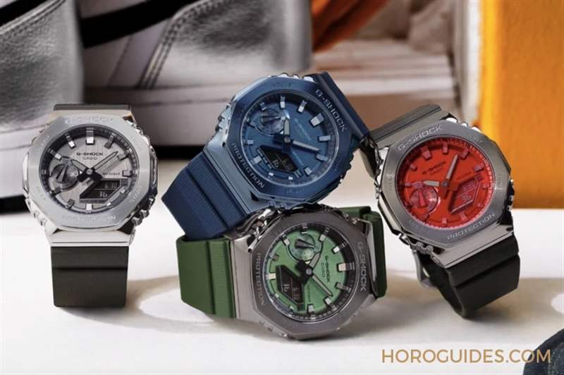 金屬版農(nóng)家橡樹來(lái)了!Casio G-Shock GM-2100腕表-復(fù)刻表