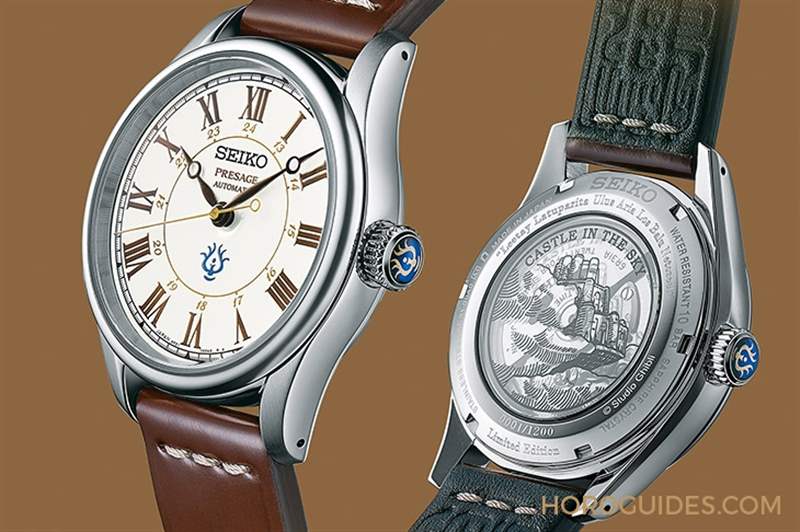 SEIKO x 吉卜力工作室《天空之城》限量表,又一款高性價(jià)比琺瑯面!-復(fù)刻表