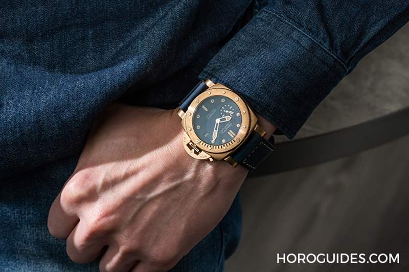 不只好看還更環(huán)保|沛納海Submersible 42毫米限量青銅潛水表-復(fù)刻表