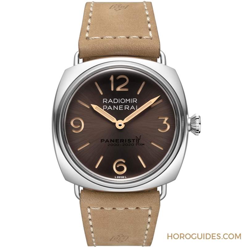 好個古早味!沛納海推出棕面Radiomir Venti向Paneristi.com 20周年致意-復刻表