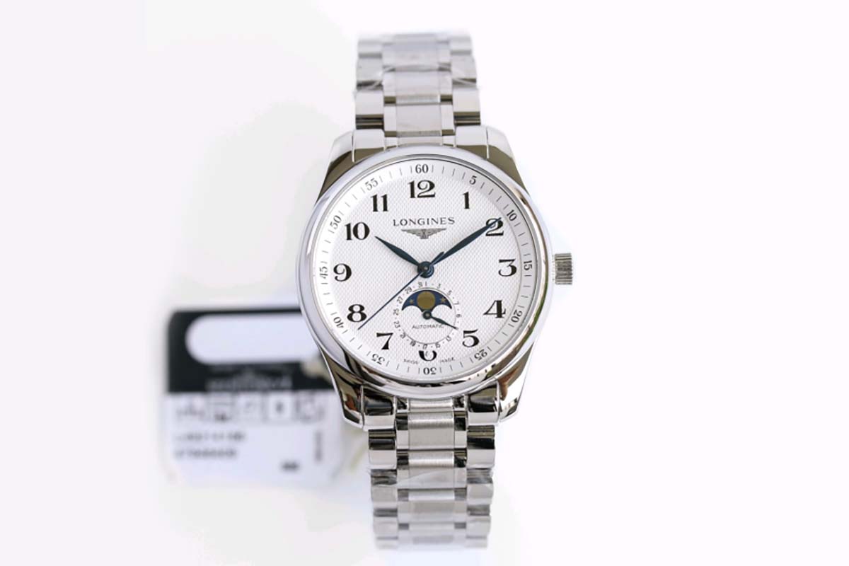 GF廠浪琴月相白盤L899.5復(fù)刻評測-復(fù)刻表