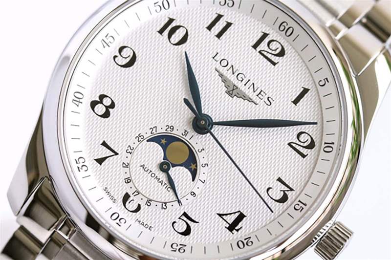 GF廠浪琴月相白盤L899.5復(fù)刻評測-復(fù)刻表