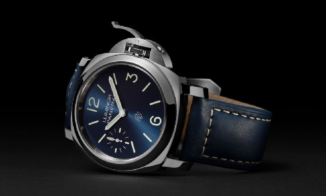 首見OP logo搭藍(lán)面|沛納海Luminor Blu Mare腕表-復(fù)刻表