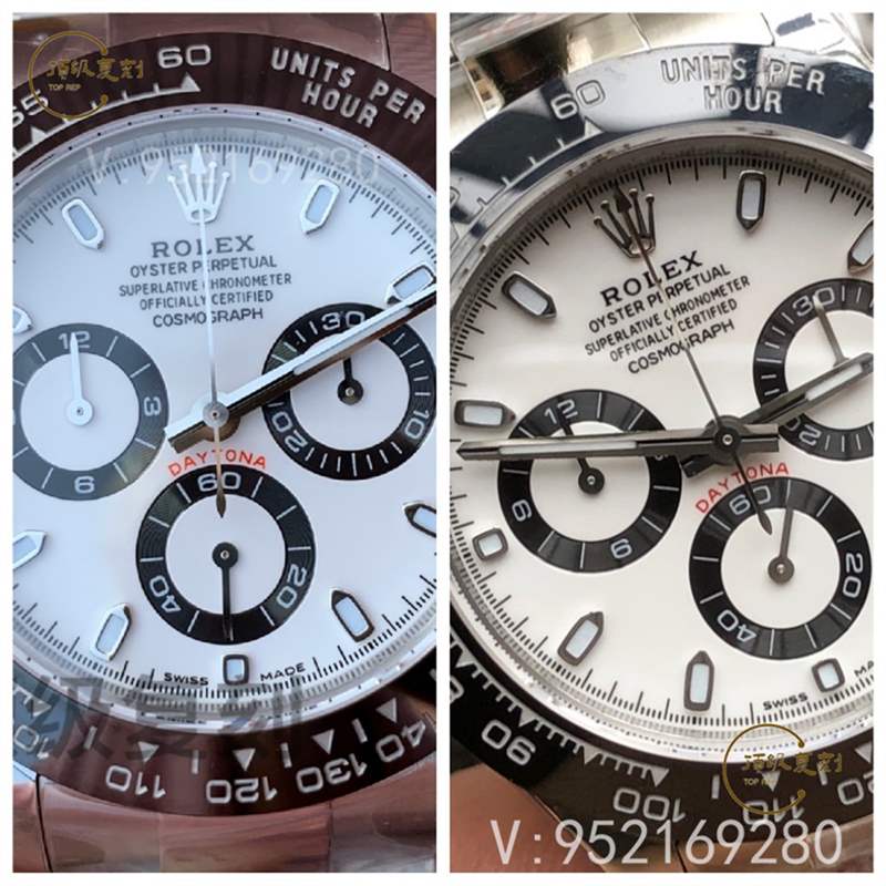 N廠勞力士4130迪通拿v3版對比v2版和正品復刻做工如何呢-復刻表