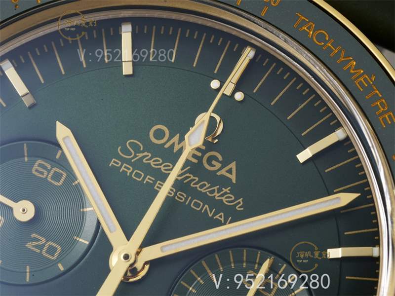 RM廠歐米茄超霸「綠金霸」月球表Moonshine 18K金款復(fù)刻做工怎么樣-復(fù)刻表