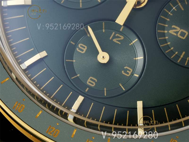 RM廠歐米茄超霸「綠金霸」月球表Moonshine 18K金款復(fù)刻做工怎么樣-復(fù)刻表