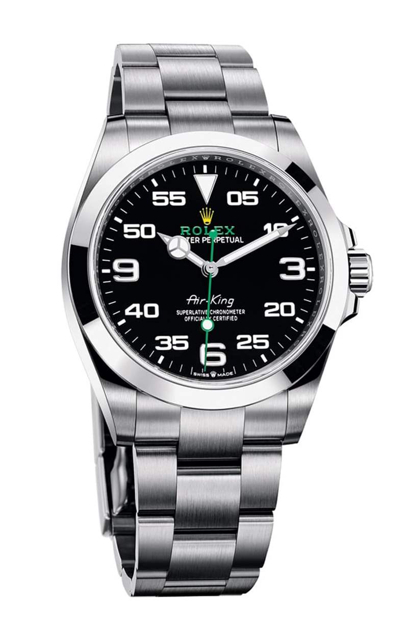 2. 蠔式鏈帶的中間鏈節加寬(Rolex) 3款勞力士停產熱門手表風光不再OP綠松石面行情急跌近半-復刻表