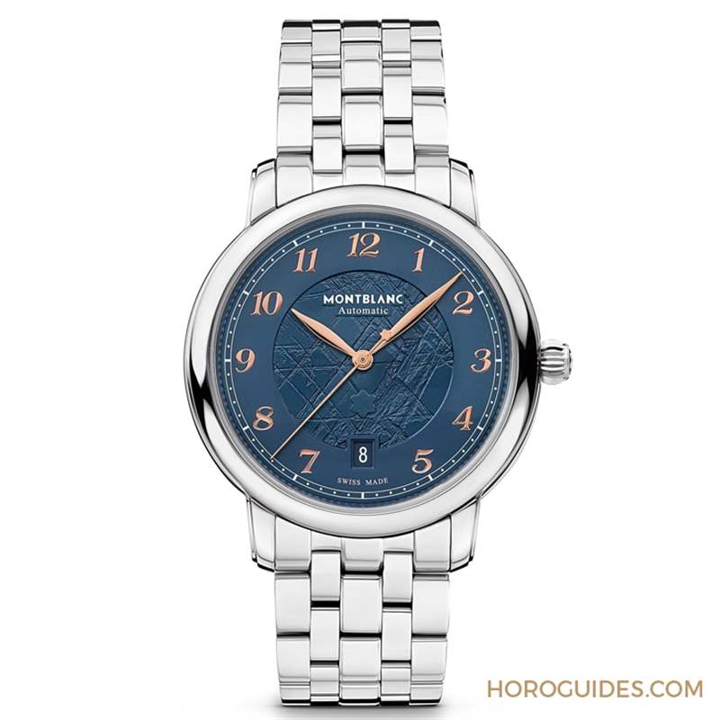 MONTBLANC - 冰川紋藍(lán)面，暮色下的白朗峰頂印象｜Montblanc明星傳承系列限量新作