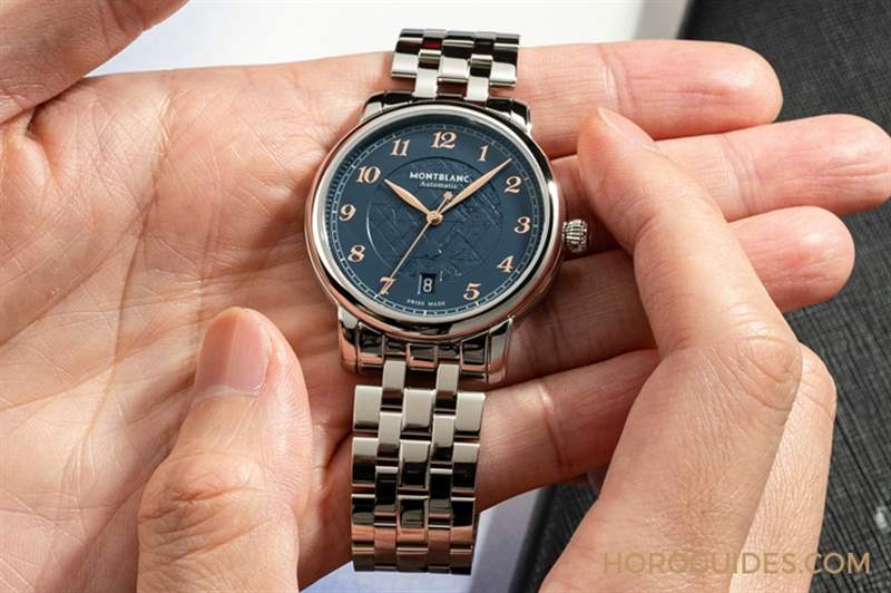 MONTBLANC - 冰川紋藍(lán)面，暮色下的白朗峰頂印象｜Montblanc明星傳承系列限量新作