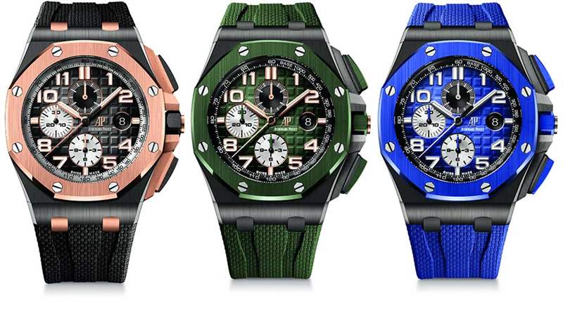 愛(ài)彼皇家橡樹(shù)離岸煙熏表盤(pán)系列