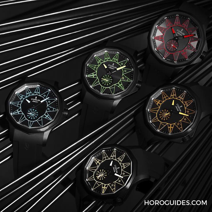 CORUM - 黑潮涌現，五色齊發(fā)｜Corum Admiral 42 Automatic Full Black