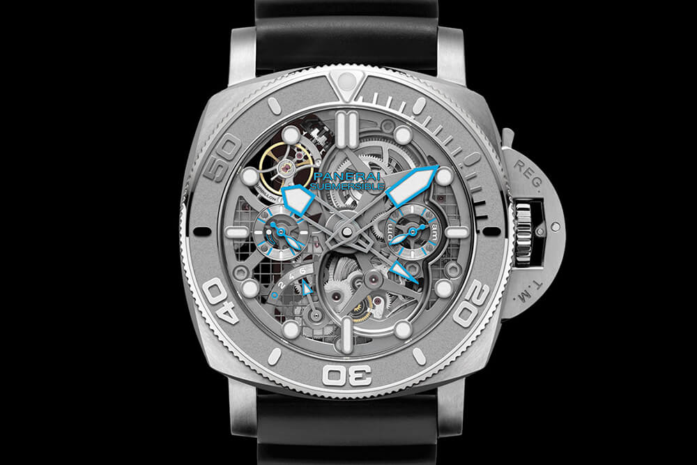 沛納海潛水式 Ecopangaea Tourbillon GMT Mike Horn Edition