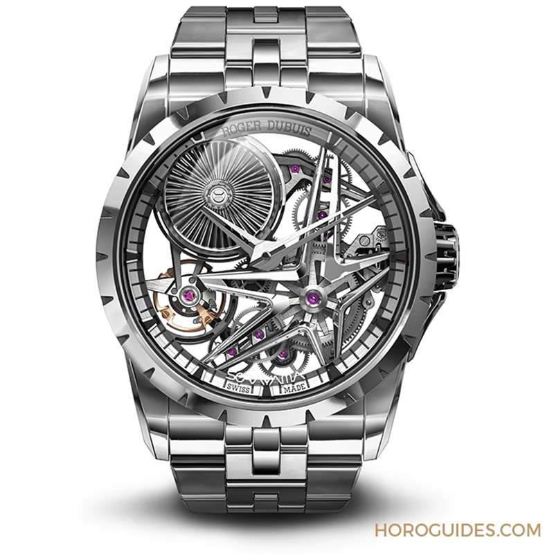 ROGER DUBUIS - 這款自動盤轉起來很迷幻！ Roger Dubuis攜手空山基推出Excalibur Sorayama Monobalancier腕表