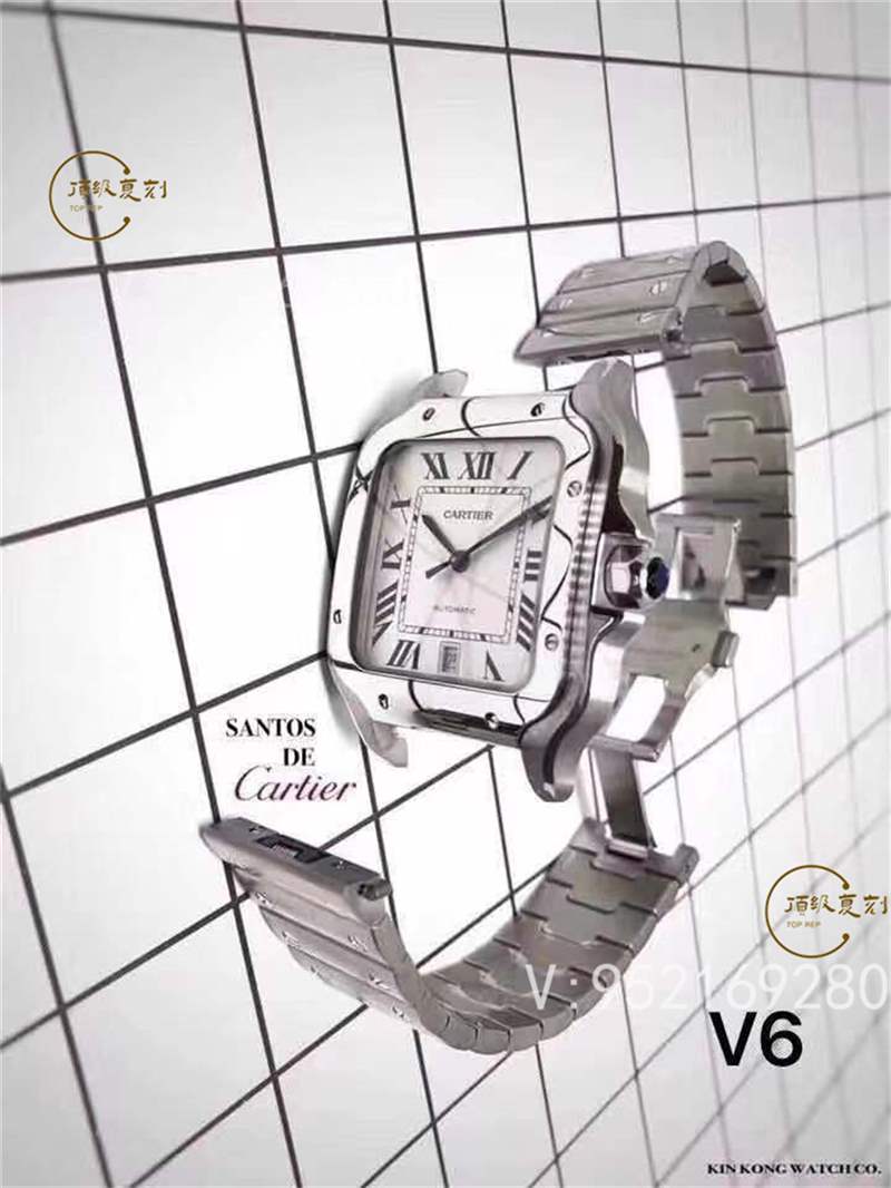 V6廠卡地亞大號山度士桑托斯WSSA0009復刻表做工怎么樣-V6廠山度士-復刻表