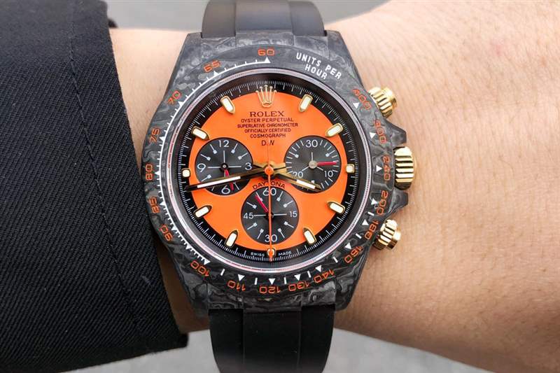 TW廠勞力士迪通拿碳纖維定制款細節評測