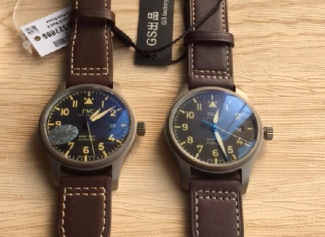 MKS廠萬國馬克十八鈦殼對比GS廠馬克十八復刻表怎么樣-復刻表