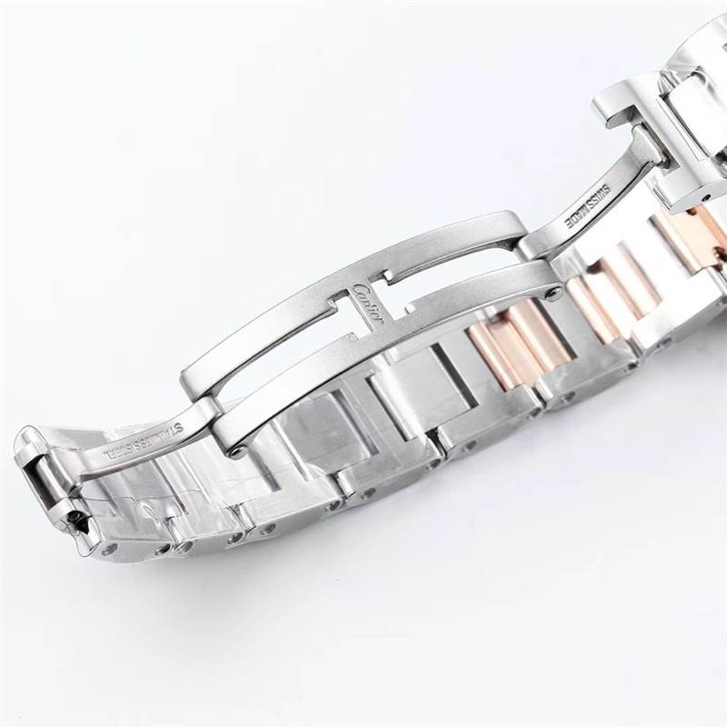 V6廠卡地亞33mm間玫瑰金藍氣球W2BB0023復刻表做工怎么樣-復刻表