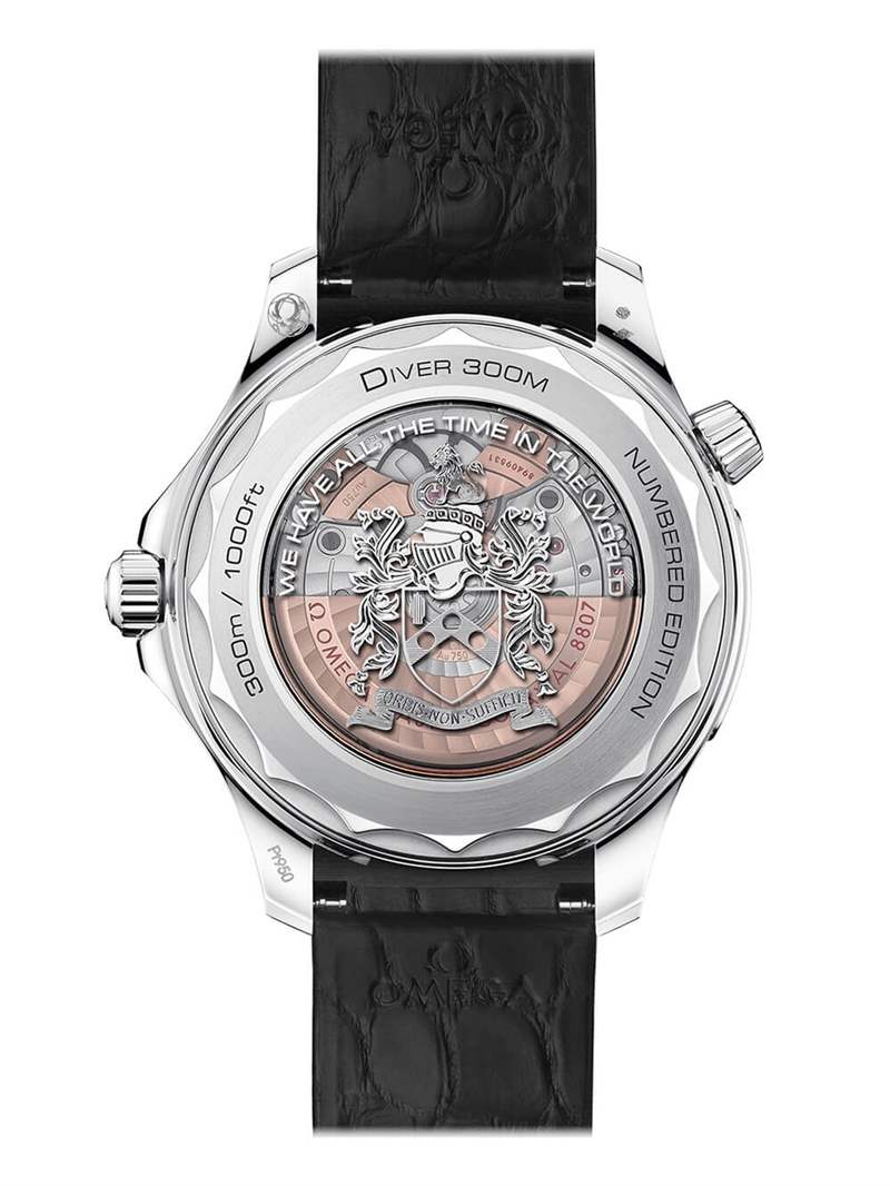 歐米茄海馬潛水員 300M “詹姆斯邦德”鉑金編號版-復刻表