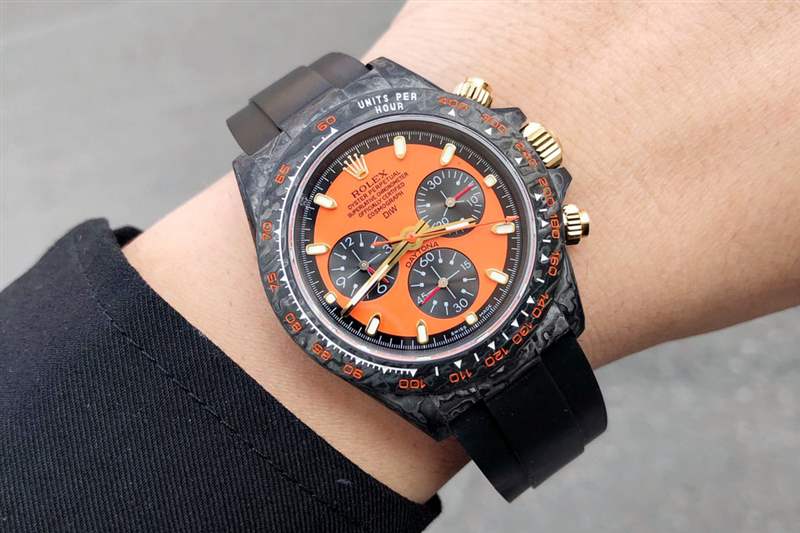 TW廠勞力士迪通拿碳纖維定制款細節評測