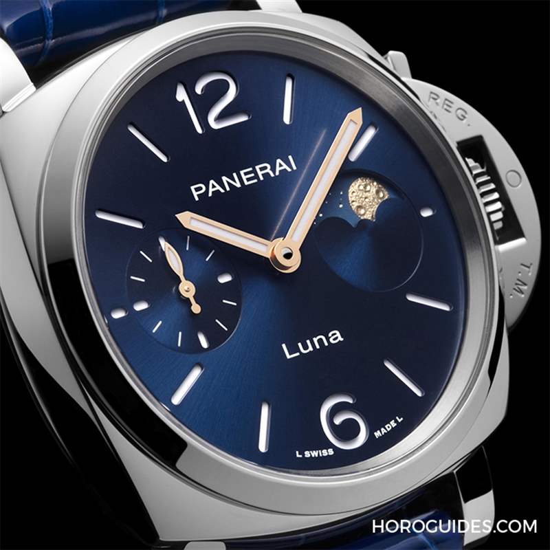 以月為名,Panerai Luminor Due系列首見月相顯示功能-復(fù)刻表