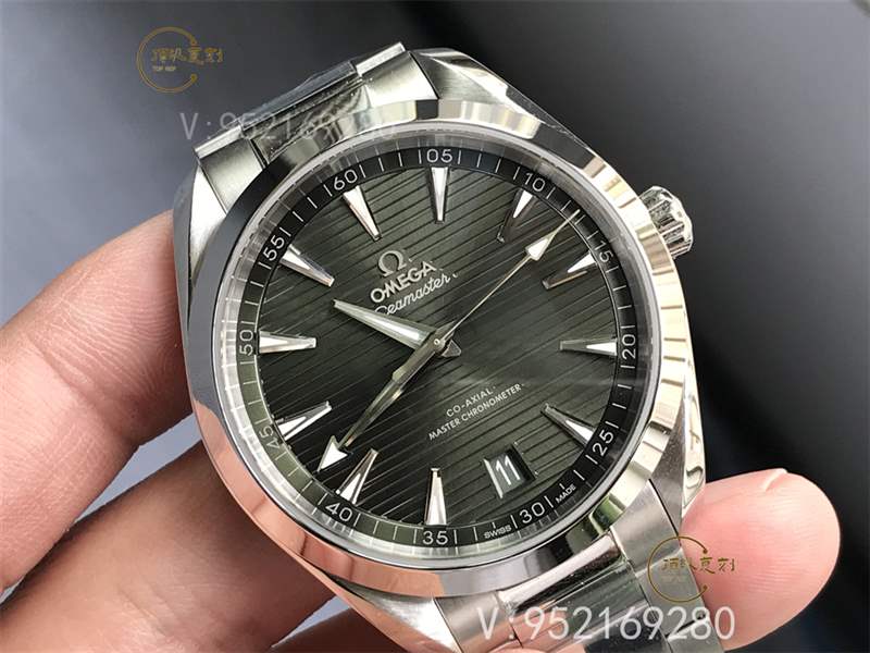 VS廠海馬150-揭秘VS廠歐米茄海馬150柚木綠盤復(fù)刻表做工怎么樣-復(fù)刻表