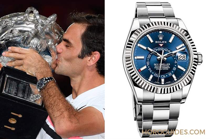 ROLEX - 回顧那些高光時刻，Roger Federer費德勒與Rolex偕伴20年
