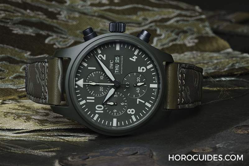 IWC - 迷彩、刺繡布貼，SBTG街頭潮味上手｜IWC x SBTG特別版表帶套裝