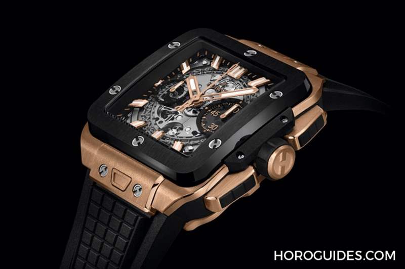 HUBLOT - 高階運(yùn)動(dòng)方表這樣搭，怎一個(gè)瀟灑了得｜Hublot Square Bang Unico計(jì)時(shí)碼表