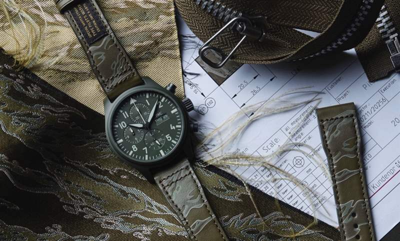 迷彩、刺繡布貼，SBTG街頭潮味上手｜IWC x SBTG特別版表帶套裝