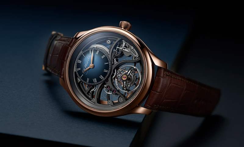 賀高登鐘表50周年！ H. Moser & Cie.勇創(chuàng)者圓柱陀飛輪鏤空紀(jì)念腕表限量發(fā)行