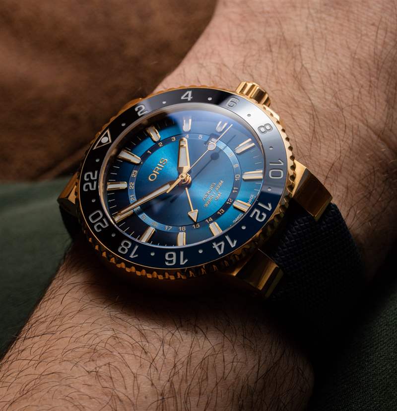 Oris Carysfort Reef 限量版 18k 金腕表-復刻表