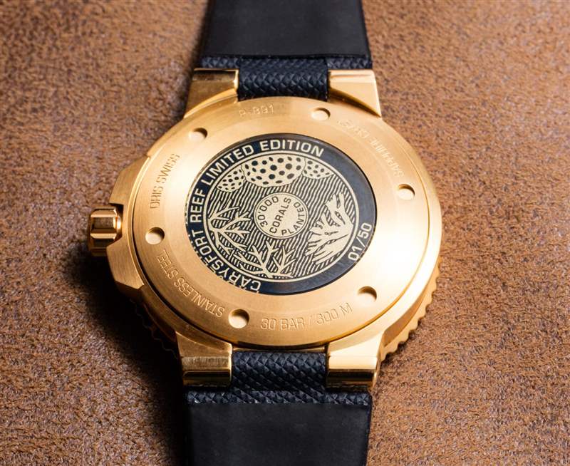 Oris Carysfort Reef 限量版 18k 金腕表-復刻表