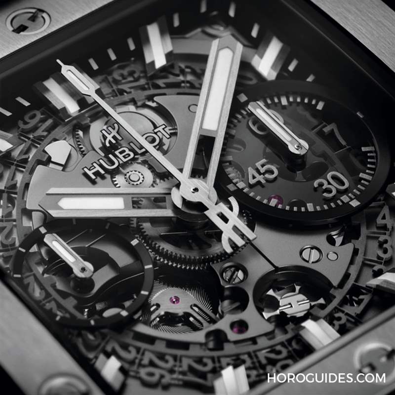 HUBLOT - 高階運(yùn)動(dòng)方表這樣搭，怎一個(gè)瀟灑了得｜Hublot Square Bang Unico計(jì)時(shí)碼表