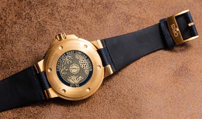 Oris Carysfort Reef 限量版 18k 金腕表-復刻表