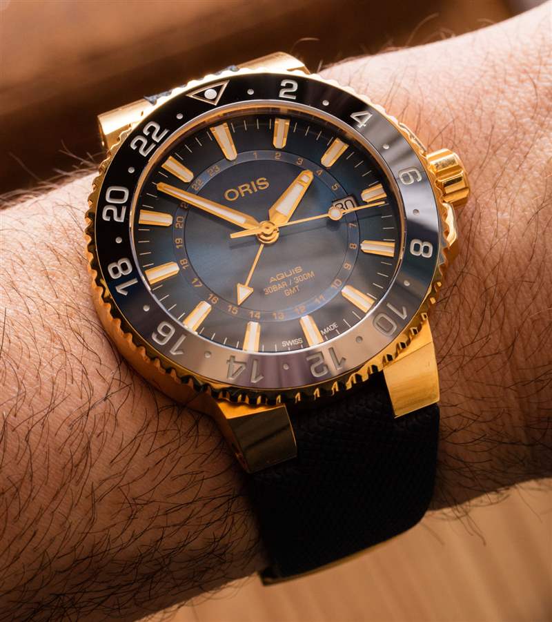 Oris Carysfort Reef 限量版 18k 金腕表-復刻表