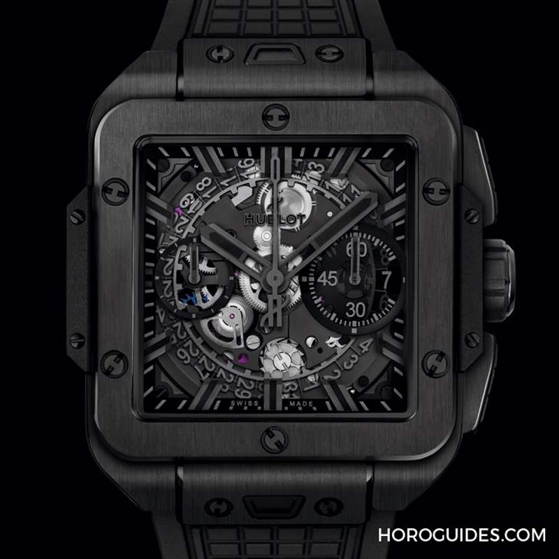HUBLOT - 高階運(yùn)動(dòng)方表這樣搭，怎一個(gè)瀟灑了得｜Hublot Square Bang Unico計(jì)時(shí)碼表