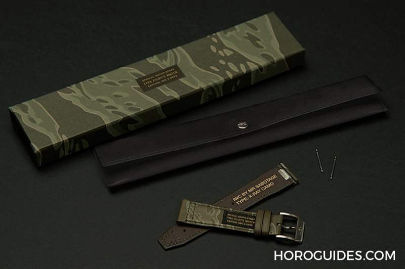 IWC - 迷彩、刺繡布貼，SBTG街頭潮味上手｜IWC x SBTG特別版表帶套裝