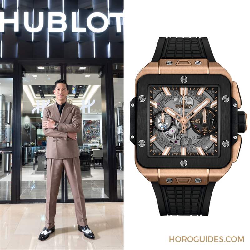 HUBLOT - 高階運(yùn)動(dòng)方表這樣搭，怎一個(gè)瀟灑了得｜Hublot Square Bang Unico計(jì)時(shí)碼表
