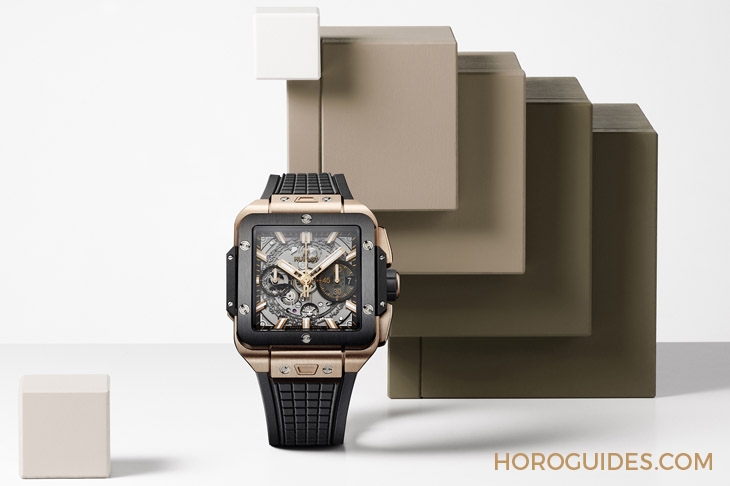 HUBLOT - 高階運(yùn)動(dòng)方表這樣搭，怎一個(gè)瀟灑了得｜Hublot Square Bang Unico計(jì)時(shí)碼表