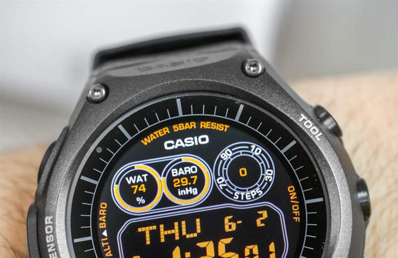 卡西歐WSD-F10 Android Wear智能手表評(píng)測(cè)-復(fù)刻表